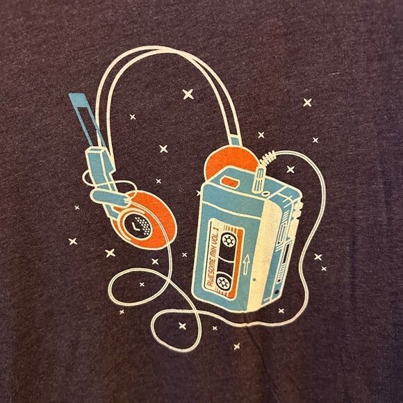 Purple mix tape t shirt - Picture 4 of 7